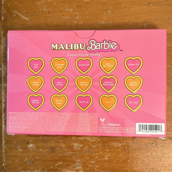 Colourpop MALIBU BARBIE eyeshadow palette 💖NEW BNIB - Picture 2 of 3